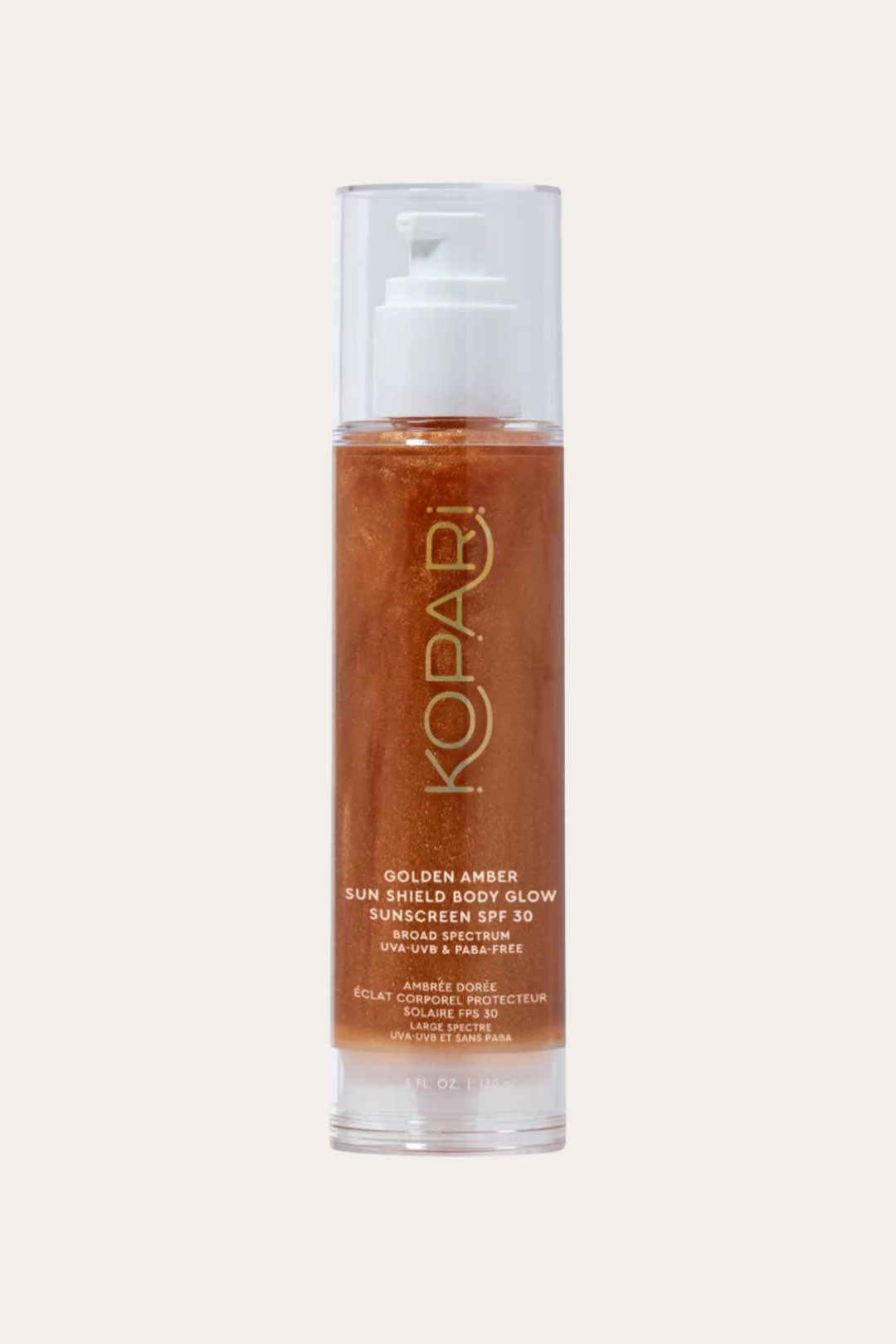 Golden Amber Sun Shield Body Glow Sunscreen SPF 30