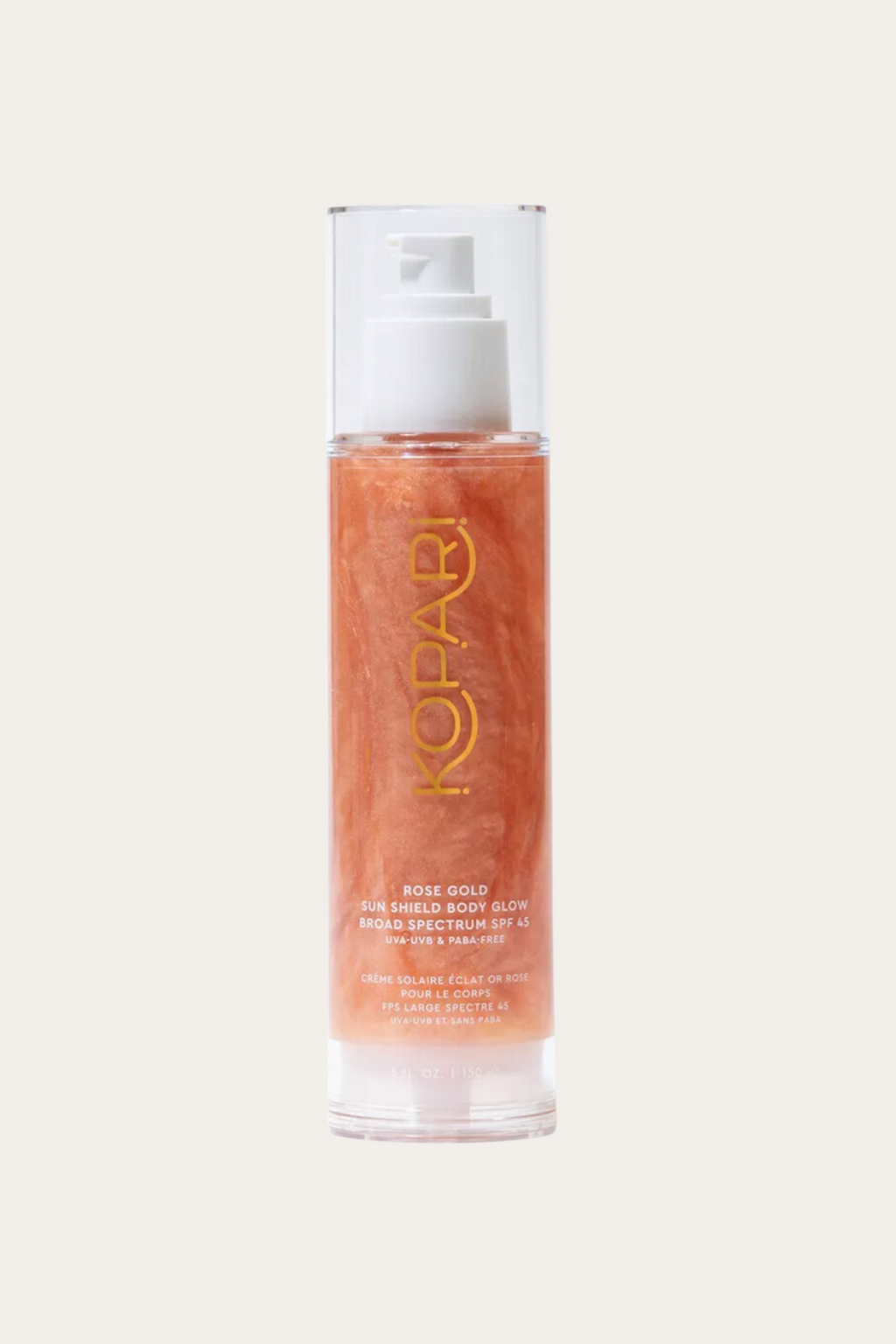 Rose Gold Sun Shield Body Glow Sunscreen SPF 45